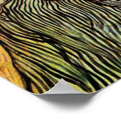 ファンゴッホポートレートのトラブク、ヴィンテージ印象派 ポスター (角)