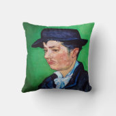 ファンゴッホポートレートオブアームランドローリン クッション (裏面)