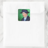 ファンゴッホポートレートオブアームランドローリン スクエアシール (バッグ)