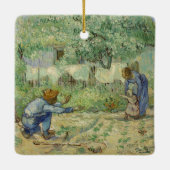 ファンゴッホミレットの次の一歩 セラミックオーナメント (裏面)