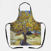 ファンゴッホムルベリーツリー最高傑作アート エプロン (正面)