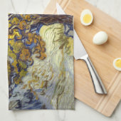 ファンゴッホムルベリーツリー最高傑作アート キッチンタオル (四つ折り)