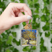 ファンゴッホムルベリーツリー最高傑作アート キーホルダー (手)