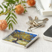 ファンゴッホムルベリーツリー最高傑作アート キーホルダー (側面)