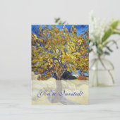 ファンゴッホムルベリーツリー最高傑作アート 招待状 (スタンド正面)