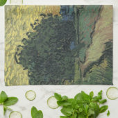 ファンゴッホランドスケープアットトワイライト キッチンタオル (折り畳み)