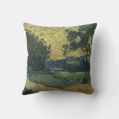 ファンゴッホランドスケープアットトワイライト クッション (裏面)