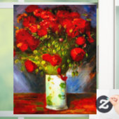 ファンゴッホレッドポピー ウィンドウサイン (ホーム)