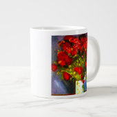 ファンゴッホレッドポピー ジャンボコーヒーマグカップ (正面右)