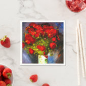 ファンゴッホレッドポピー スタンダードカクテルナプキン (インサイチュ)