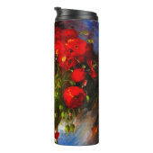 ファンゴッホレッドポピー タンブラー (回転右)