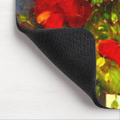 ファンゴッホレッドポピー マウスパッド (コーナー)