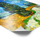 ファンゴッホロードとサイプレスとスター フォトプリント (角)