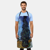 ファンゴッホロードとプレス印象派 エプロン (着用した状態)