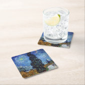 ファンゴッホロードとプレス印象派 スクエアペーパーコースター (インサイチュ)
