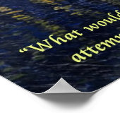 ファンゴッホローネスターリーナイト&勇気引用文ポスター ポスター (角)