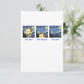 ファンゴッホヴァンゴーギンVan Gogingペイ絵を描ントアーティスト サンキューカード (スタンド正面)