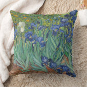 ファンゴッホヴィンテージアイリス クッション (ブランケット)
