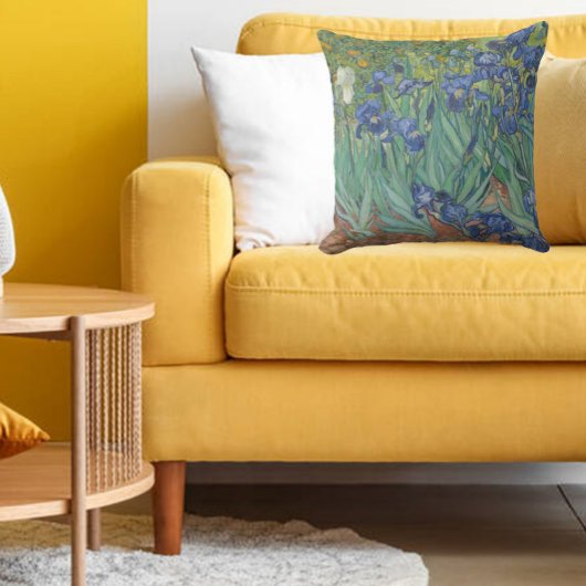 ファンゴッホヴィンテージアイリス クッション