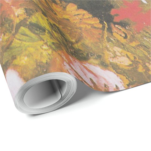 ファンゴッホヴィンテージ牡丹と菊 ラッピングペーパー (ロールコーナー)