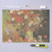 ファンゴッホヴィンテージ牡丹と菊 薄葉紙 (クラフト)