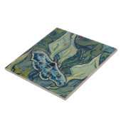 ファンゴッホヴィンテージ素晴らしピーコックモス タイル (側面)