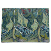 ファンゴッホヴィンテージ素晴らしピーコックモス ラージペーパーバッグ (正面)