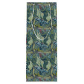 ファンゴッホヴィンテージ素晴らしピーコックモス ワインギフトバッグ (裏面)