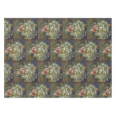 ファンゴッホヴィンテージ花瓶の花束 テーブルクロス (正面(横))