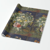 ファンゴッホヴィンテージ花瓶の花束 ラッピングペーパー (アンロールド)