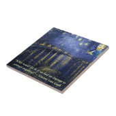 ファンゴッホ勇気引用文 タイル (側面)