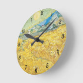ファンゴッホ小麦フィールドアートラバーギフト&カルチャーデコール ラウンド壁時計 (傾斜)
