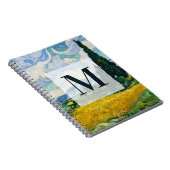 ファンゴッホ小麦畑サイプレス。印象主義 ノートブック (右側)