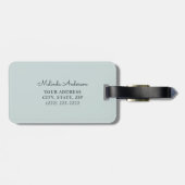 ファンゴッホ小麦畑サイプレス。印象主義 ラゲッジタグ (裏面横)