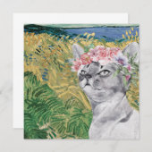 ファンゴッホ小麦畑ファンシーと猫 (正面/裏面)
