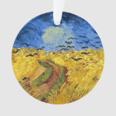 ファンゴッホ小麦畑絵画印象派 オーナメント (正面)
