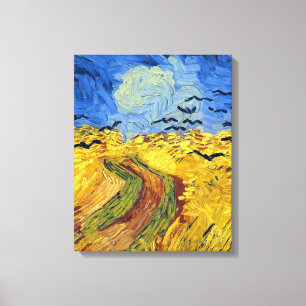 ファンゴッホ小麦畑絵画印象派 キャンバスプリント