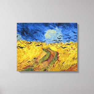 ファンゴッホ小麦畑絵画印象派 キャンバスプリント
