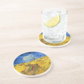 ファンゴッホ小麦畑絵画印象派 コースター (側面)