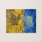 ファンゴッホ小麦畑絵画印象派 ジグソーパズル (横)