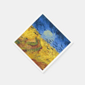 ファンゴッホ小麦畑絵画印象派 スタンダードカクテルナプキン (角)