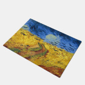 ファンゴッホ小麦畑絵画印象派 ドアマット (アングル)