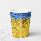 ファンゴッホ小麦畑絵画印象派 紙コップ (右)