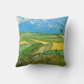 ファンゴッホ小麦畑Auvers Under Clouded Sky クッション (裏面)