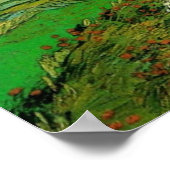 ファンゴッホ小麦畑Auvers Under Clouded Sky ポスター (角)