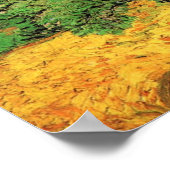 ファンゴッホ小麦畑wサイプレスatオートガリン ポスター (角)