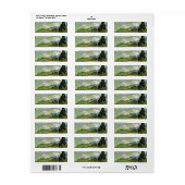 ファンゴッホ小麦畑wサイプレスatオートガリン ラベル (フルシート)