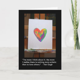 ファンゴッホ引用文芸術的「バレンタインデーのカード」 シーズンカード