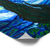 ファンゴッホ星の夜 ポスター (角)