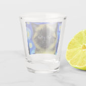 ファンゴッホ星空のナイトシャメネコ ショットグラス (裏面)